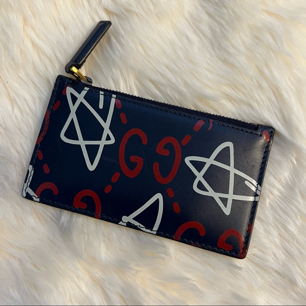 Gucci Graffiti Ghost Cardholder